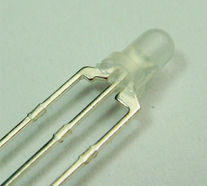 led灯珠3mm 红-翠绿双色共阳雾状